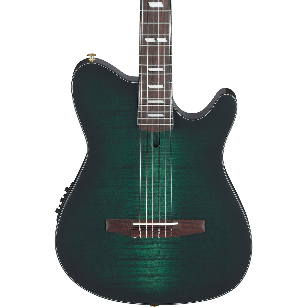 Ibanez FRH20FMN Acoustic Electric Guitar - Dark Emerald Burst (New)