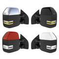 Ford F150 (2007-2014) New Style Tow Mirrors (Black | Textured / Signal Only / Clear Lens)