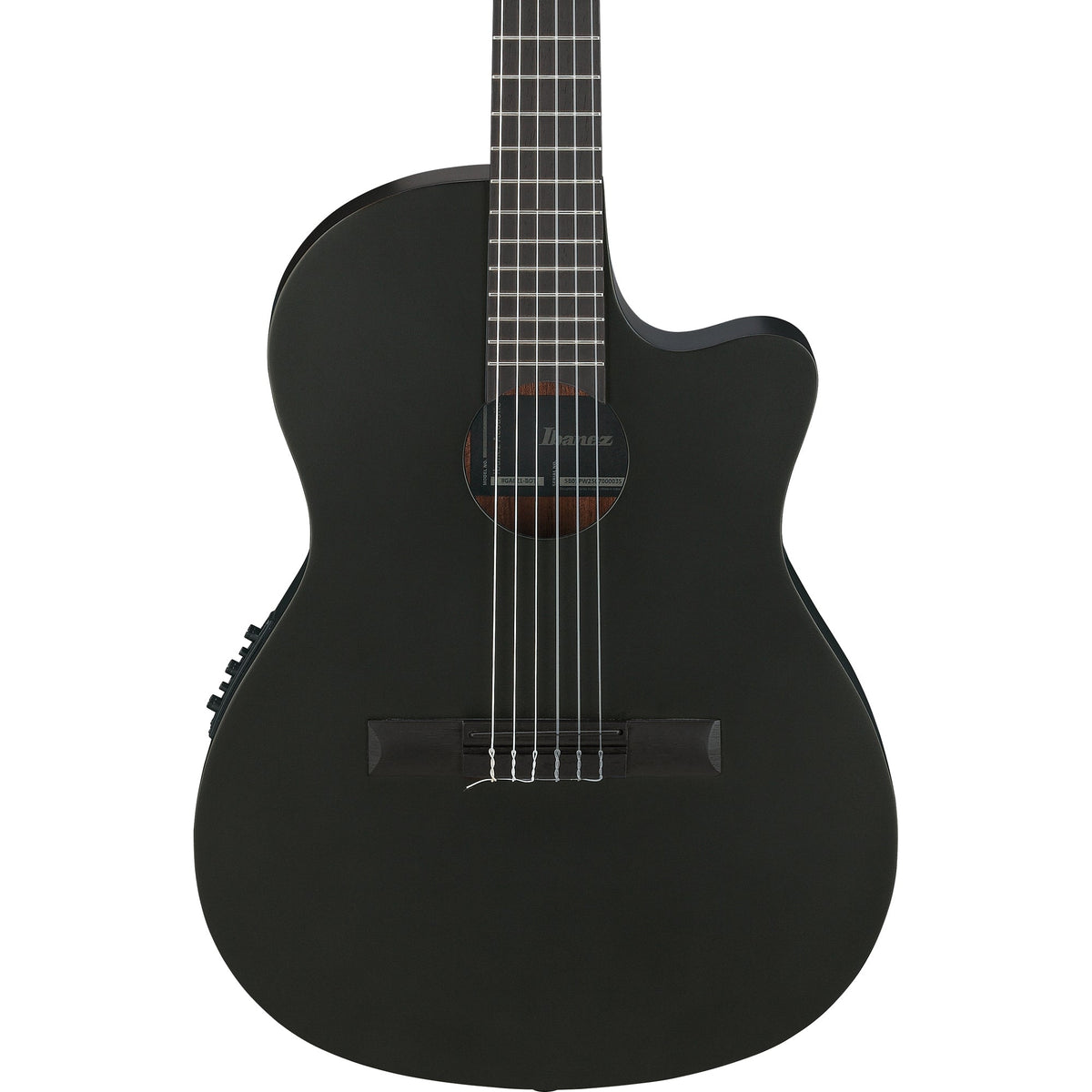 Ibanez GA621 GA Classical Acoustic Electric Guitar - Black Out (New)