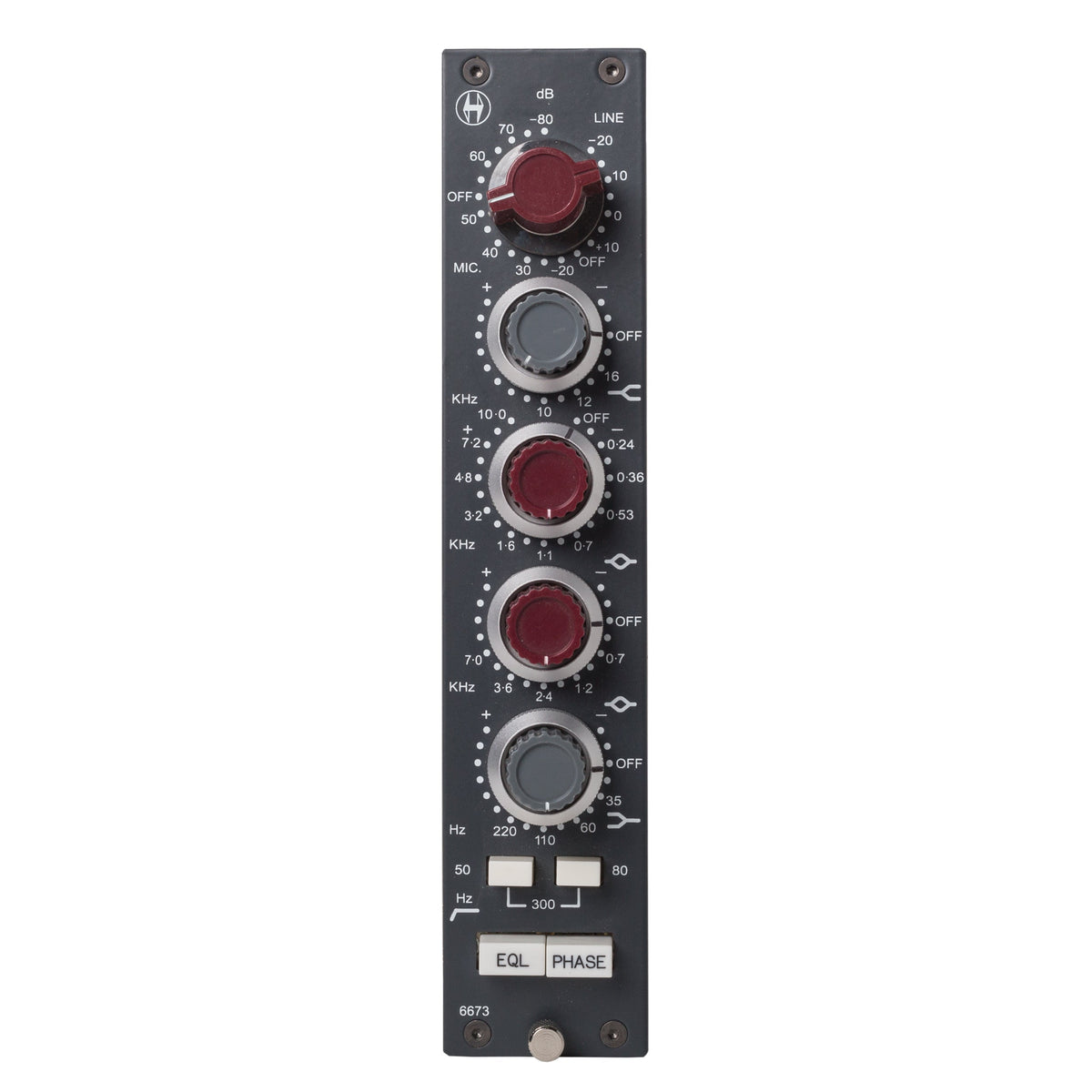 Heritage Audio 6673 Microphone Preamp & 4-Band Equalizer (New - Version: HA6673)