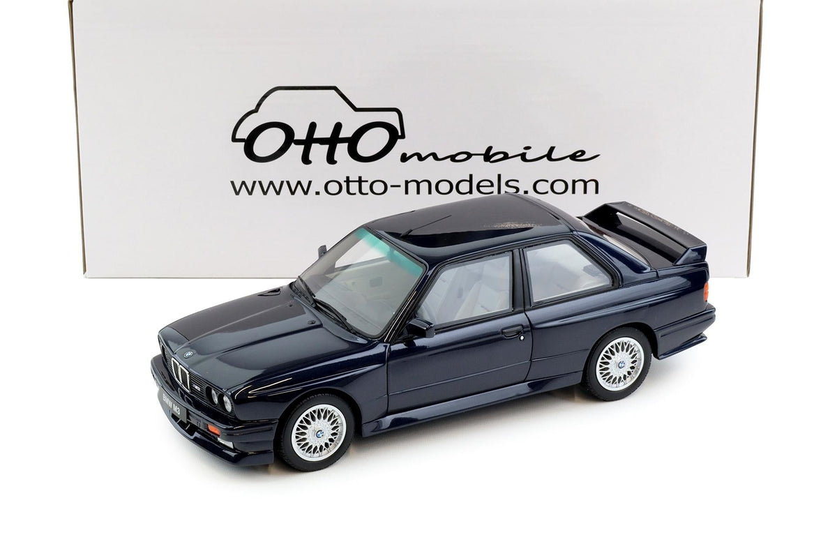Otto 1988 BMW M3 E30 Europameister Macau Blue Metallic 1:18 (Default Title (2566))