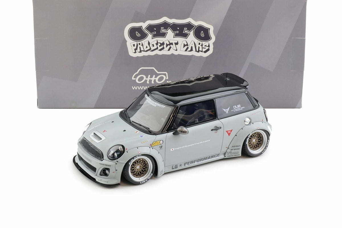 Otto 2015 Mini Cooper R56 LB Works LB Nation Grey 1:18
