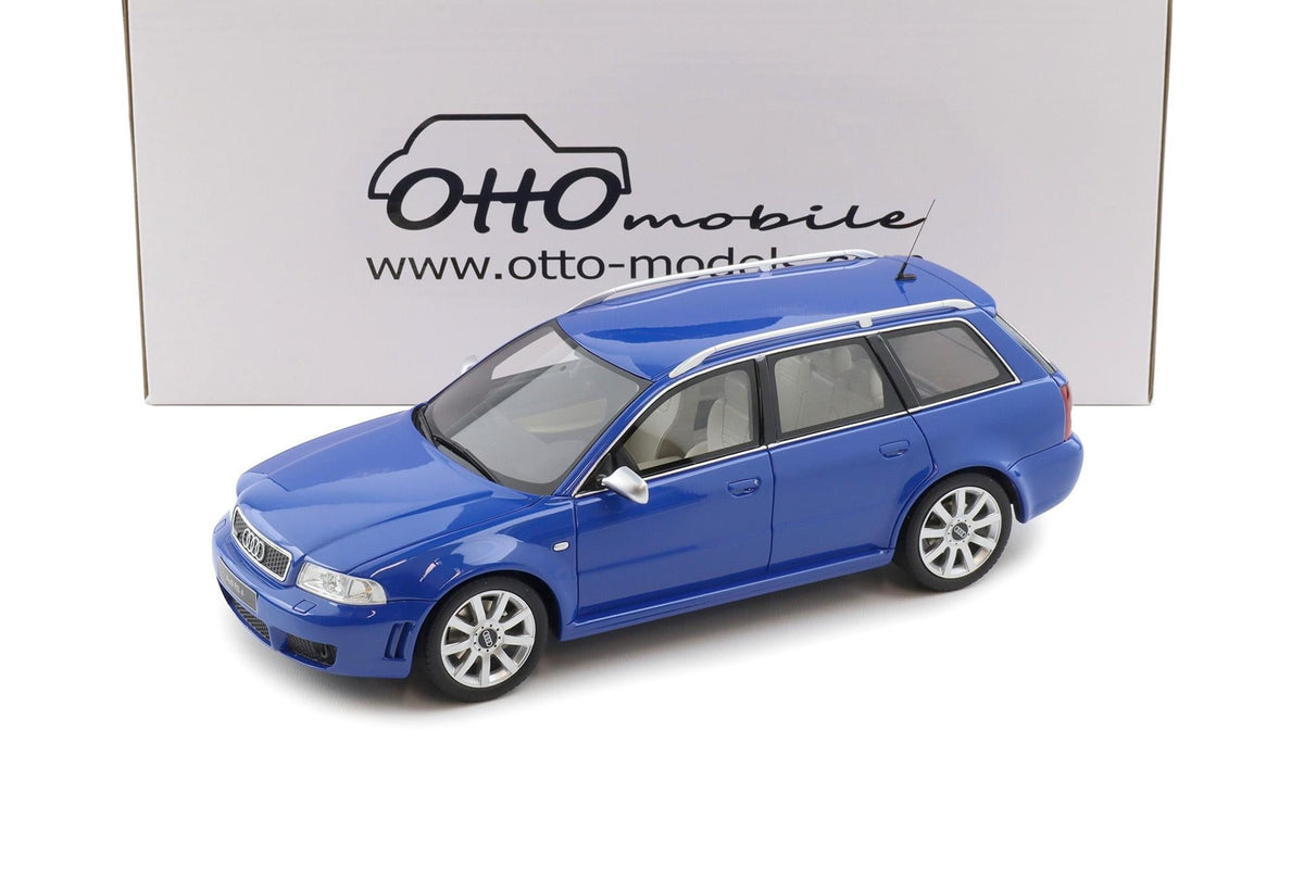 Otto 2000 Audi RS4 Avant B5 2.7L V6 Biturbo Nogaro Blue 1:18 (Default Title (2249))