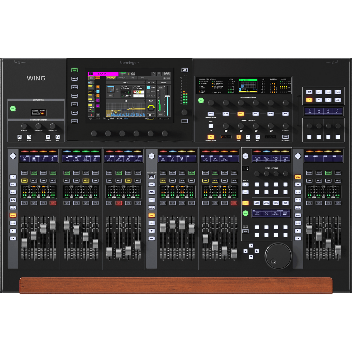 Behringer Wing 48-Channel 28-Bus Full Stereo Digital Mixing Console, Black (New)