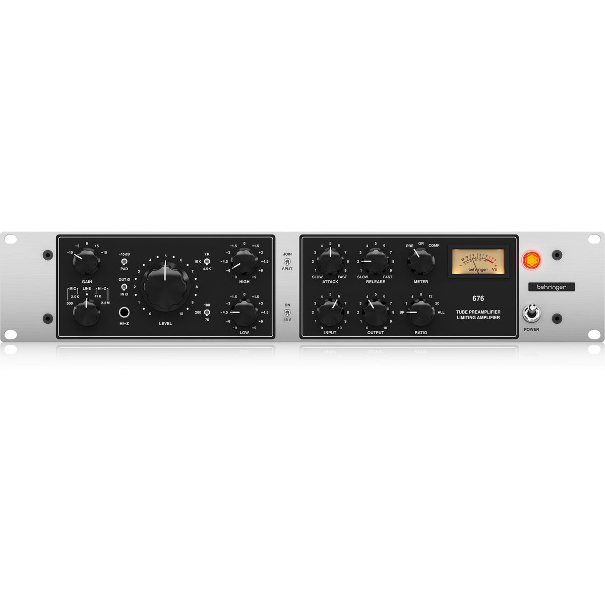 Behringer 676 Classic Vacuum Tube Preamplifier and FET-Style Compressor (New)