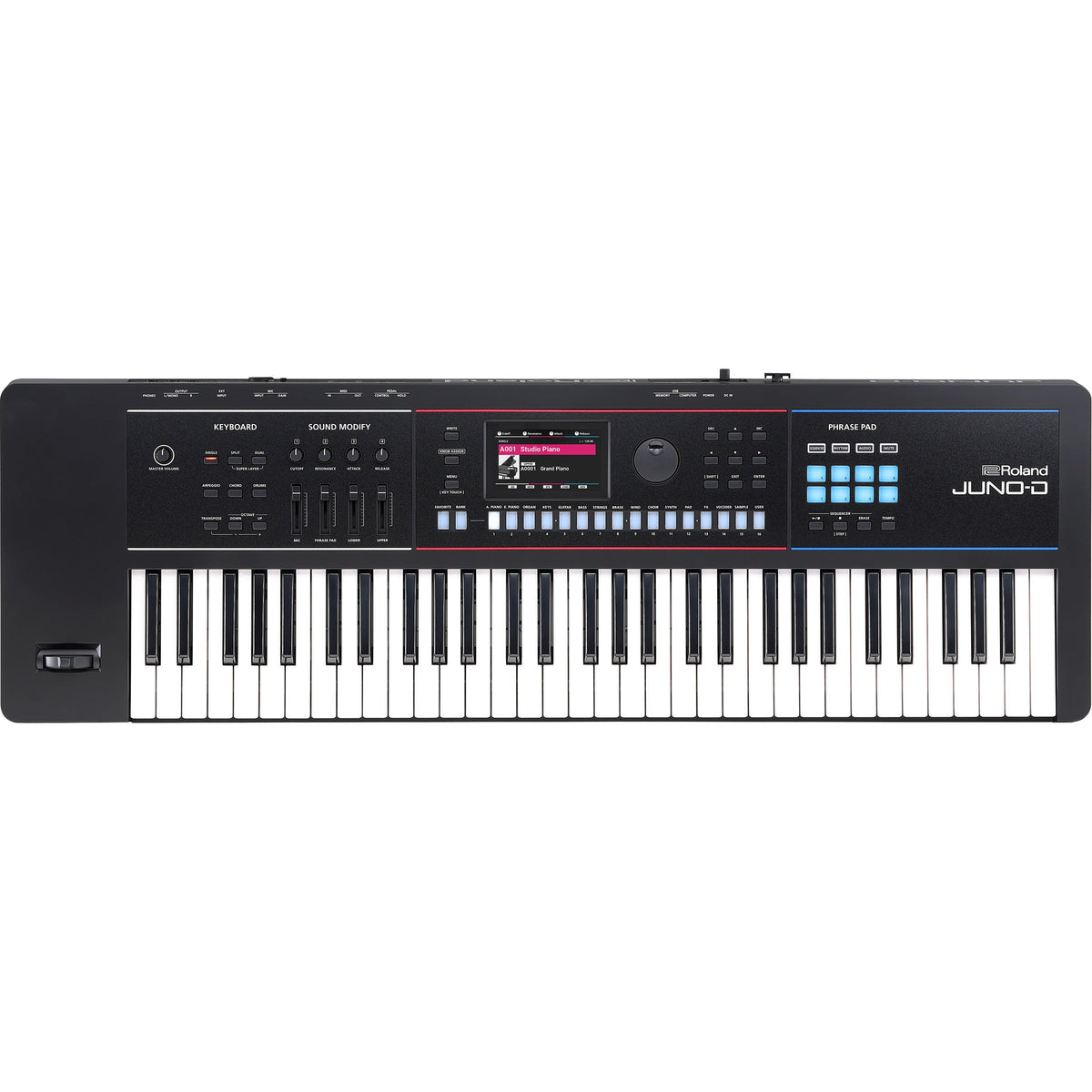 Roland Juno-D6 61 Key Keyboard Synthesizer (New)