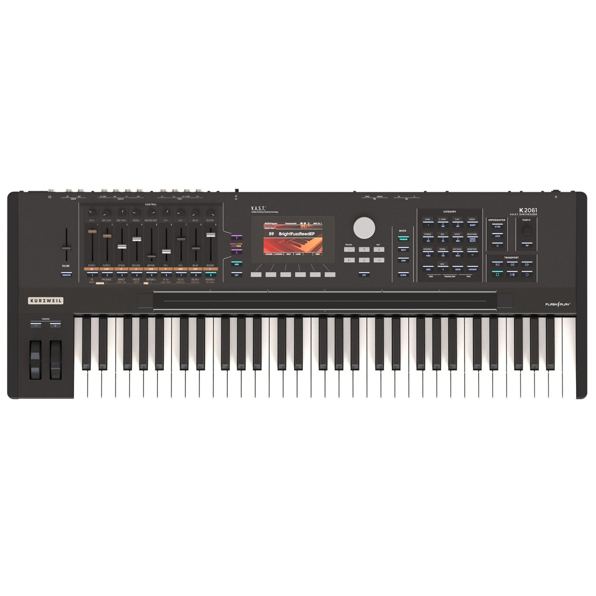 Kurzweil K2061 61 Key Synthesizer Workstation (New)