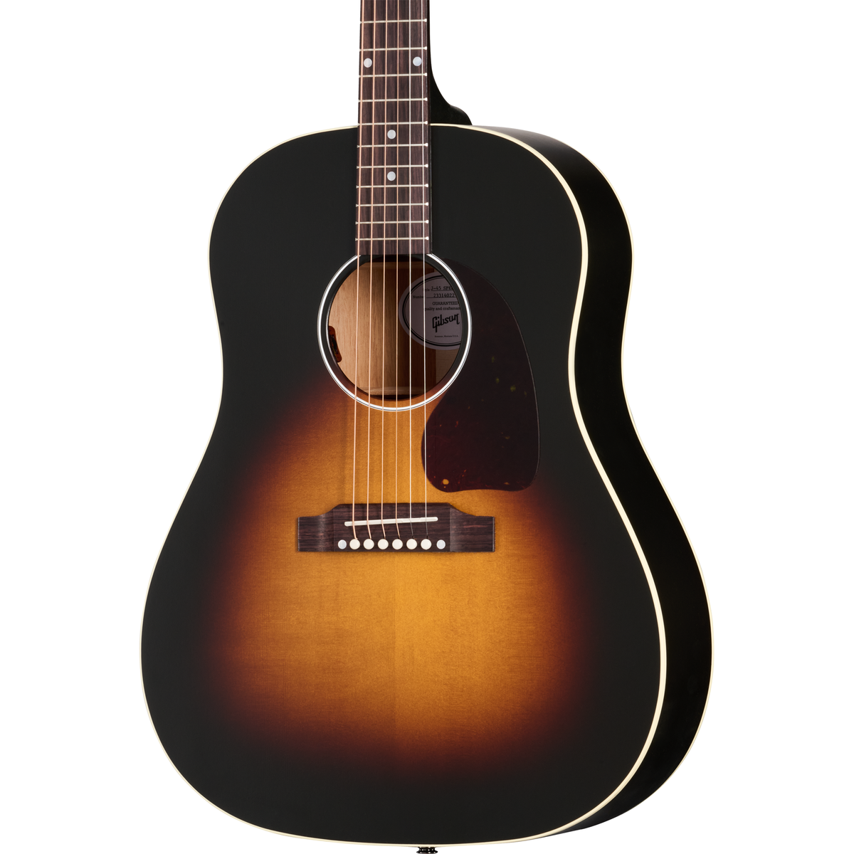 Gibson J-45 Special Acoustic Electric Guitar - Satin Vintage Sunburst (New)