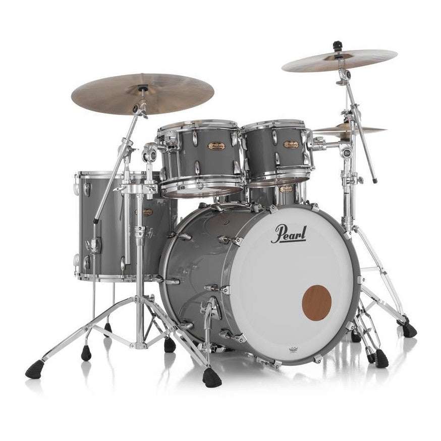 Pearl Masters Maple Pure 4pc Drum Set w/22x16BD w/Standard R2 Mounts Putty Gray