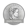 $5 Canadian Maple Leaf 1 oz Silver Random Year - Brilliant Uncirculated