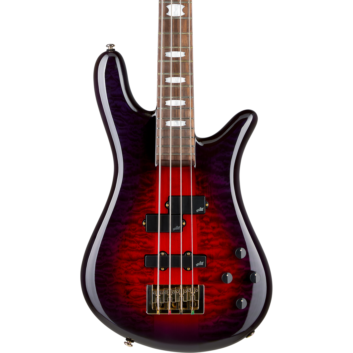 Spector ICON NS-2 Neck Through 4-String Electric Bass - Purple Cherry (New)