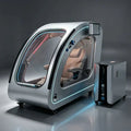 OxyRevo Space60 Pro 2.0 ATA Hard Hyperbaric Chamber (Black / Mini - 29.5 Width)