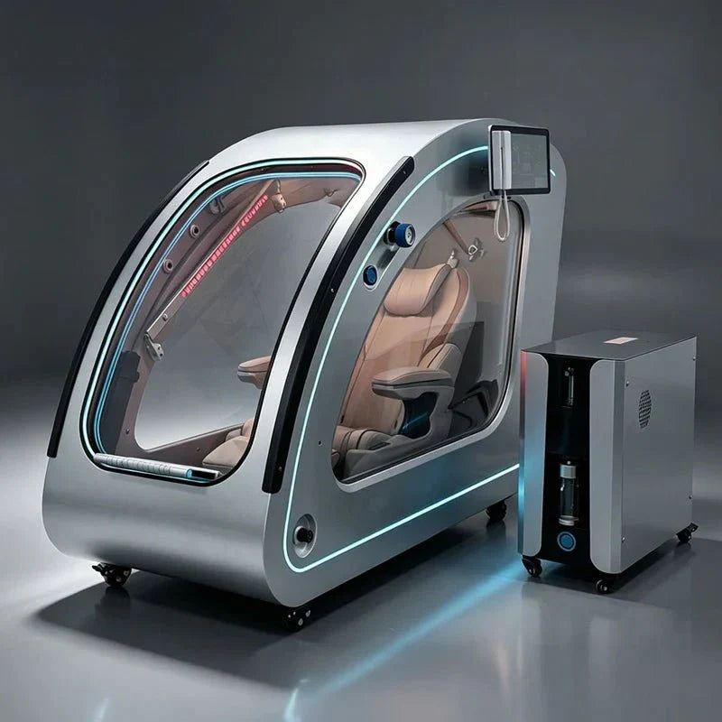 OxyRevo Space60 Pro 2.0 ATA Hard Hyperbaric Chamber (Black / Mini - 29.5 Width)