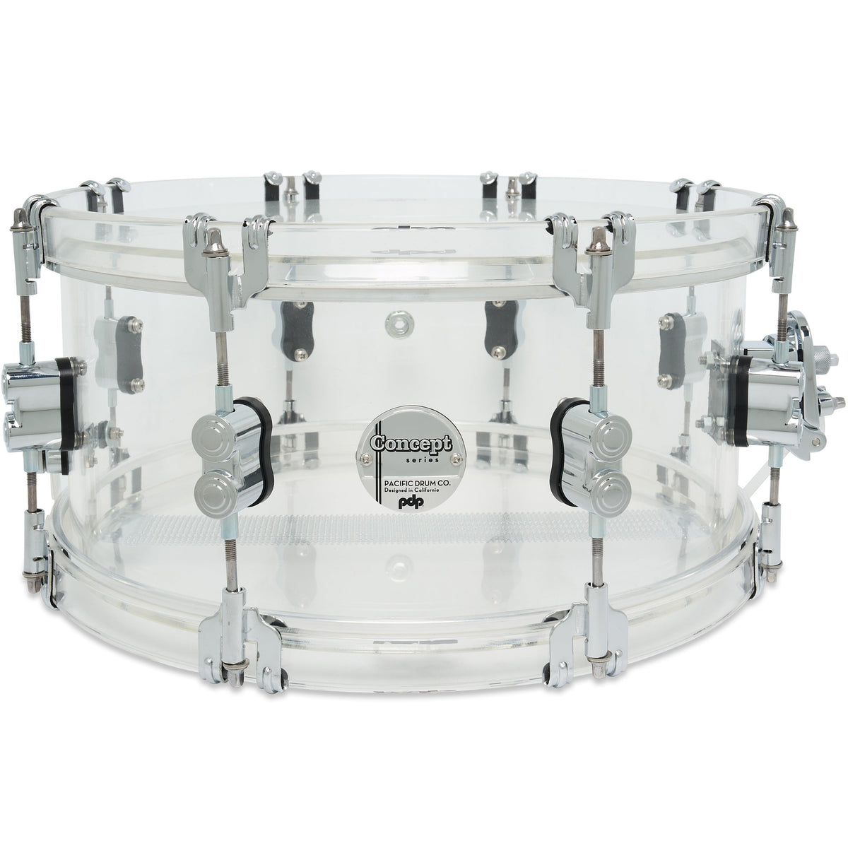 Pacific Drums & Percussion Concept Acrylic 6.5x14 Snare Drum (New)