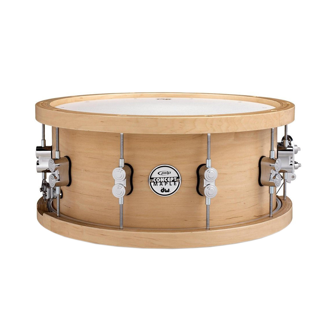 PDP 20-Ply Maple Snare with Wood Hoops and Chrome Hardware 14x5.5" (New)