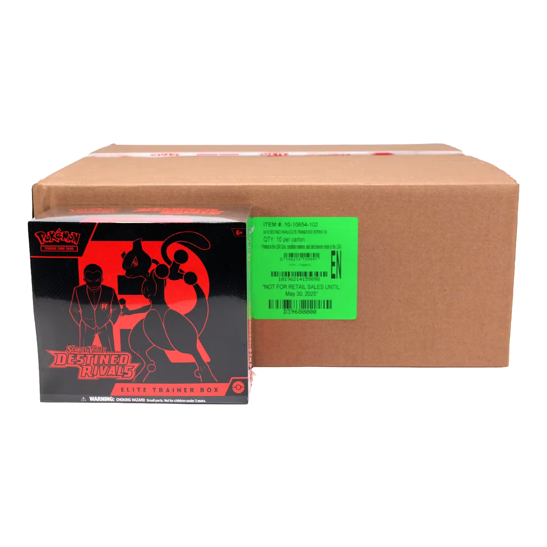 Pokemon Scarlet & Violet Destined Rivals Elite Trainer 10 Box Case (10196214111520)
