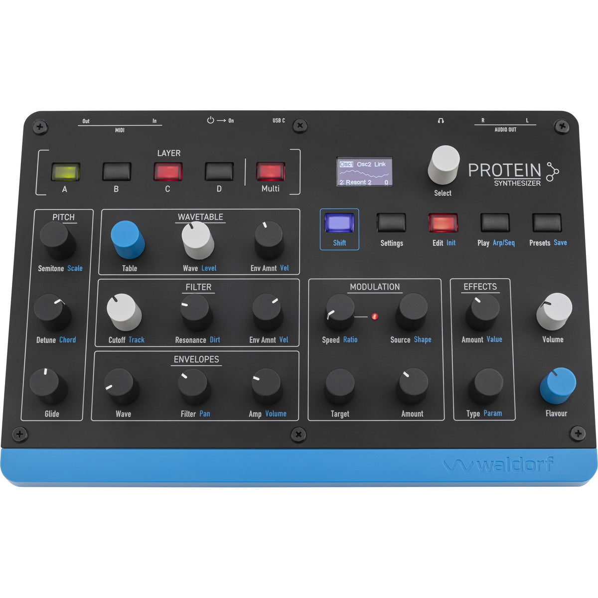 Waldorf Protein Wavetable Synthesizer (New)
