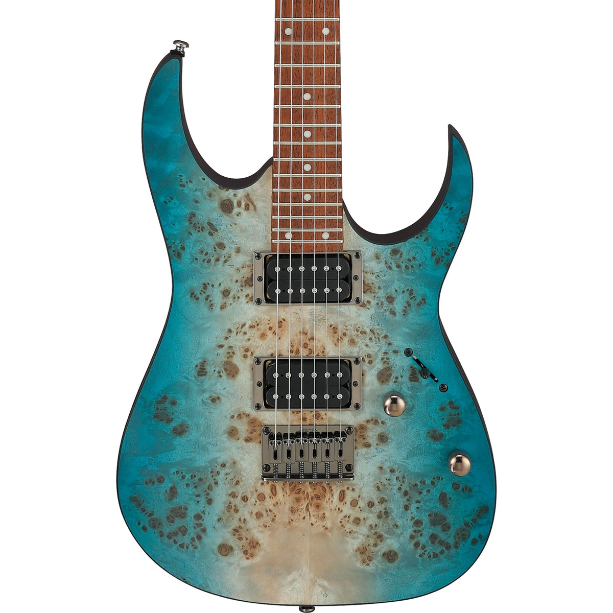 Ibanez RG421PBCHF RG Standard Electric Guitar, Caribbean Shoreline Flat (New)