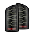 Alpha Rex 02-05 Dodge Ram 2500/3500 02-06 Dodge Ram 1500 Truck LUXX-Series LED Tail Lights (Black)