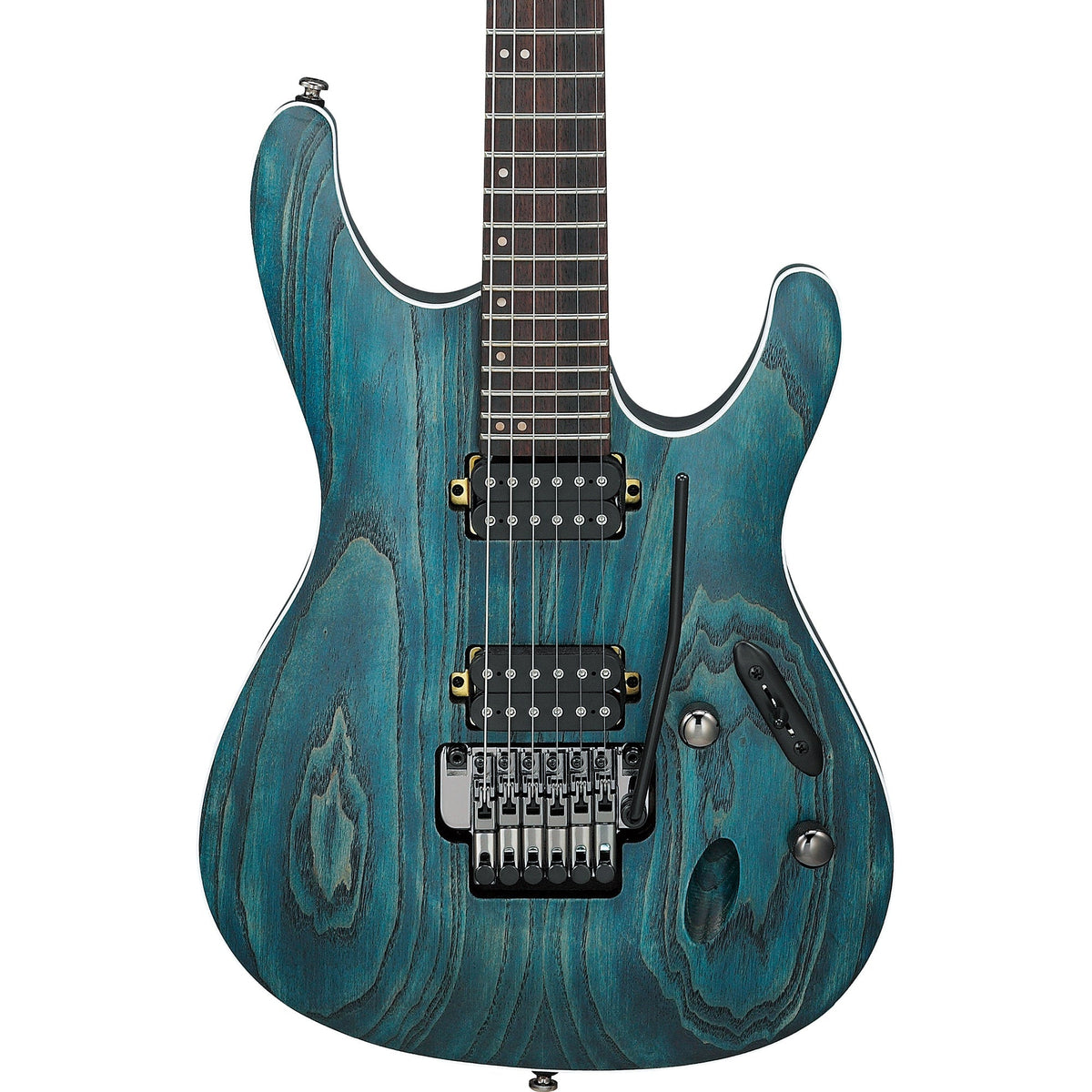 Ibanez S520AH S Standard 6-String Electric Guitar - Cosmic Blue Stained Flat (New)