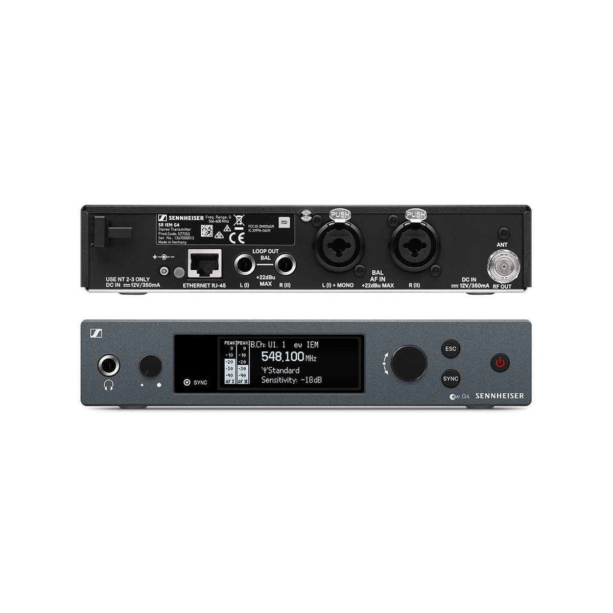 Sennheiser SR IEM G4-A Wireless In-Ear Monitor Transmitter - A Band (516-558MHz) (New)
