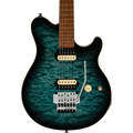 Sterling By Music Man AX50 Axis Quilted Maple Electric Guitar - Yucatan Blue (New)