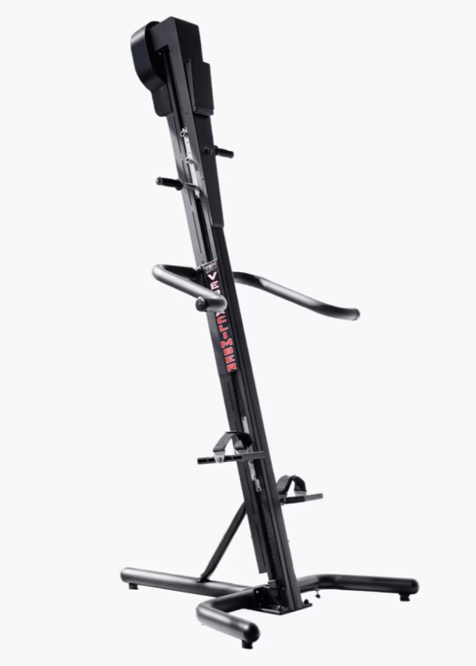 VersaClimber TS-Magnetic Touchscreen Vertical Climbing Machine (Wall Mount / Red)
