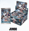 2025 Topps Chrome Football Hobby Jumbo Box