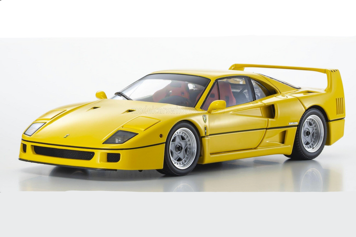 Kyosho 1987 Ferrari F40 Giallo Yellow 1:18