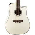 Takamine GD37CE 12 String Dreadnought Acoustic Electric Guitar - Pearl White (New)