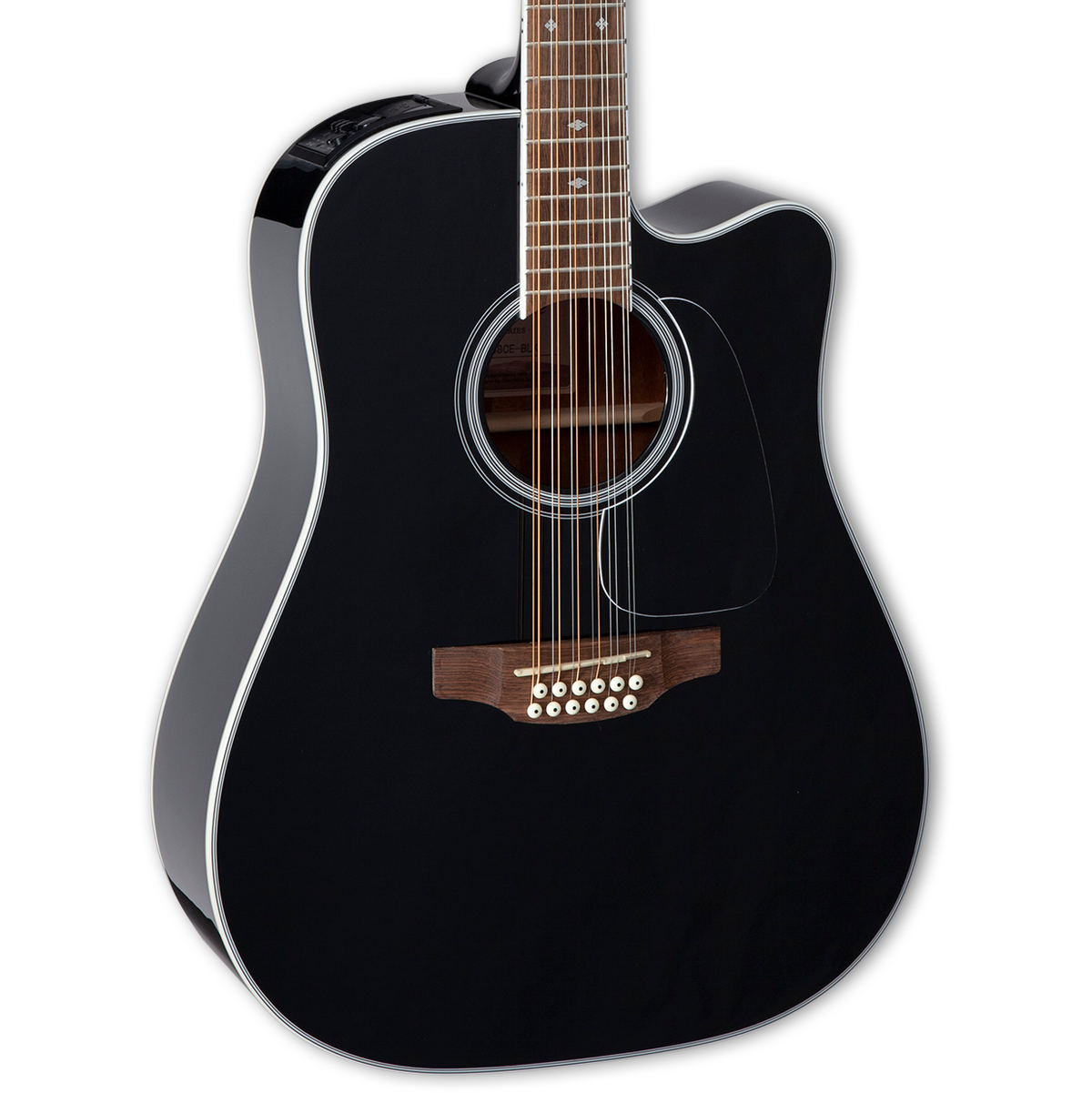 Takamine GD38CE 12-String Dreadnought Acoustic Electric Guitar - Black (New)