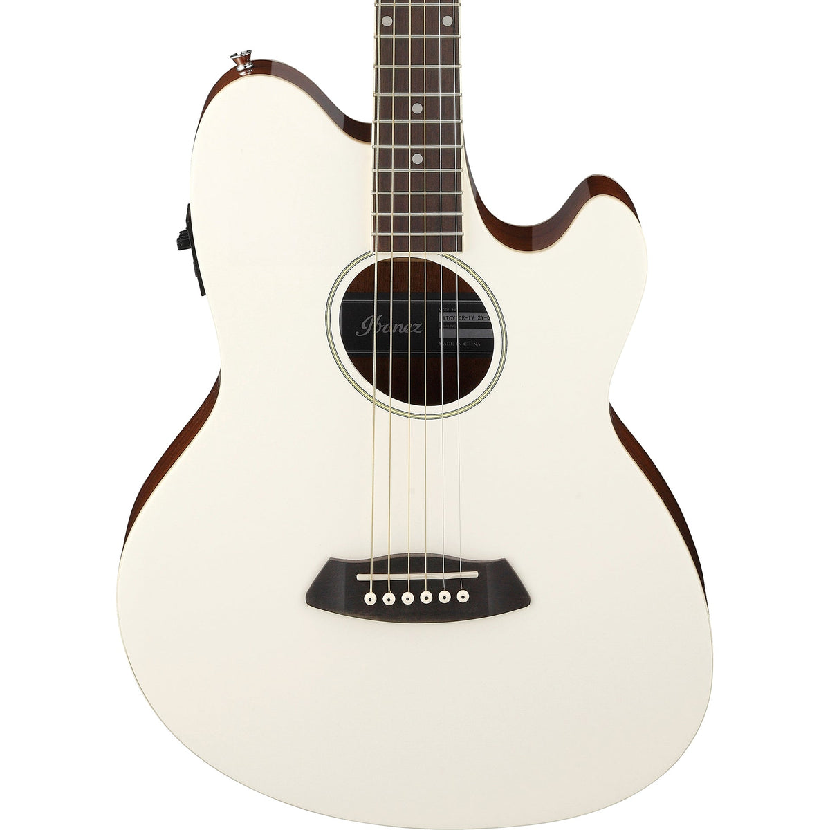 Ibanez TCY10EIVH Talman Acoustic Guitar, Ivory High Gloss (New)