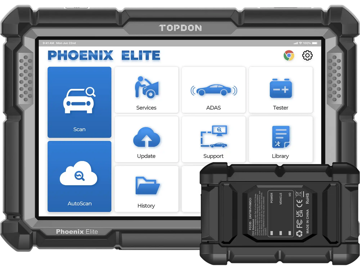 Topdon Phoenix Elite Diagnostic Scan Tool 10.1" CANFD New