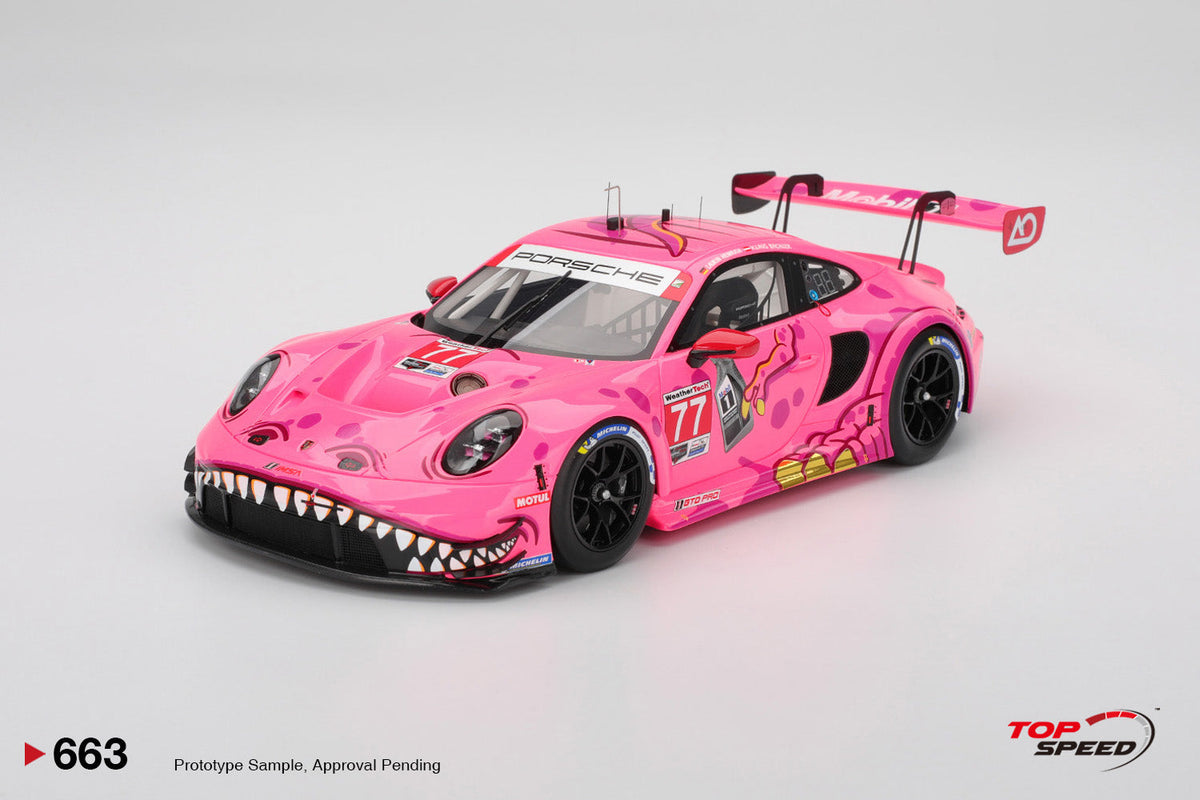 Topspeed Porsche 911 GT3 R (992) #77 Roxy AO Racing 2025 IMSA Detroit Grand Prix 1:18 (Default Title (2745))