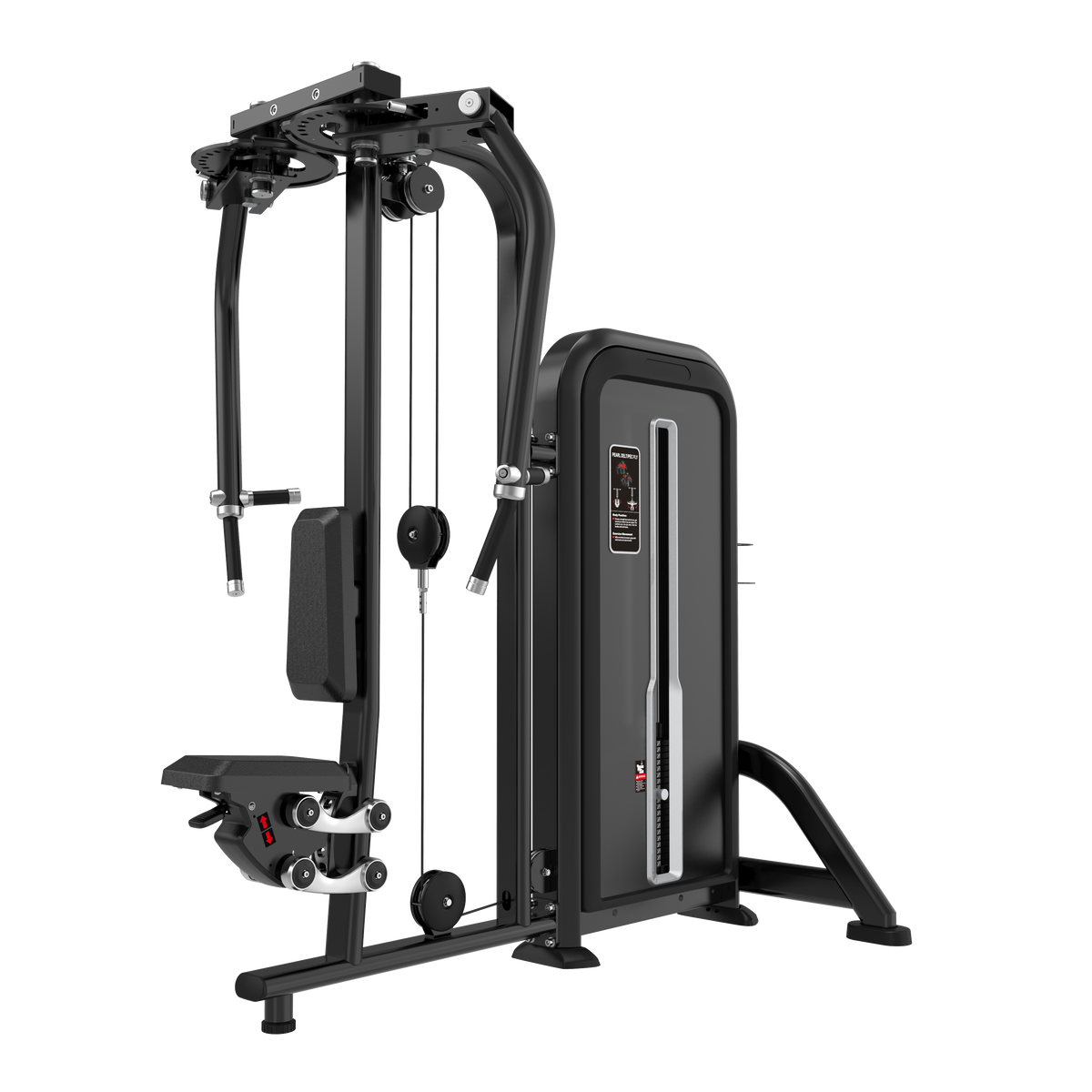 TY38 Pec Fly/Rear Delt Machine (Black)