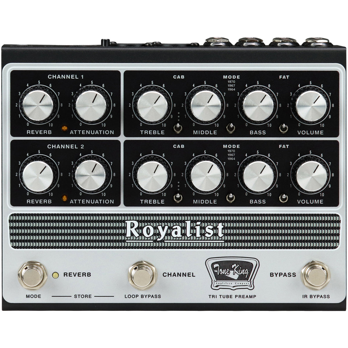 Tone King Royalist Tri-Tube Preamp Pedal (New)