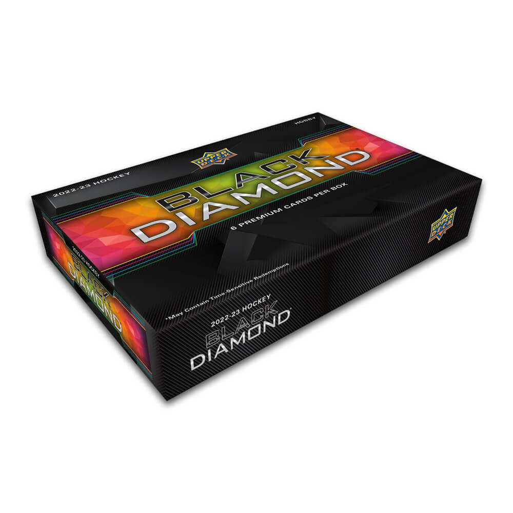2022-23 Upper Deck Black Diamond Hobby Box (Boîte de 1 paquet)