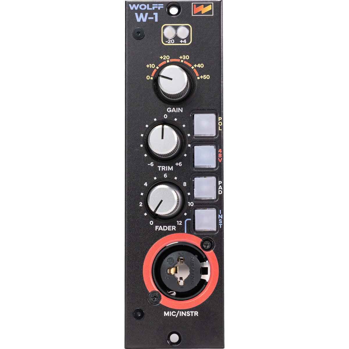 Wolff Audio W1 500 Series Microphone Preamp (New)