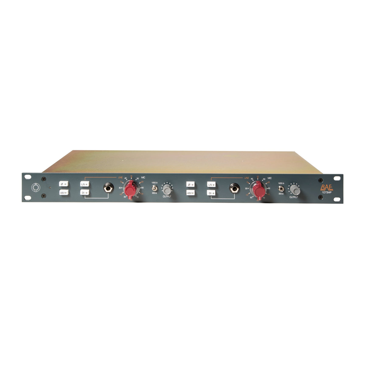 BAE 1073MP Dual-Channel Microphone Preamp with Power Supply (New)