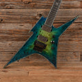 B.C. Rich Exotic Series Ironbird Cyan Blue 2024