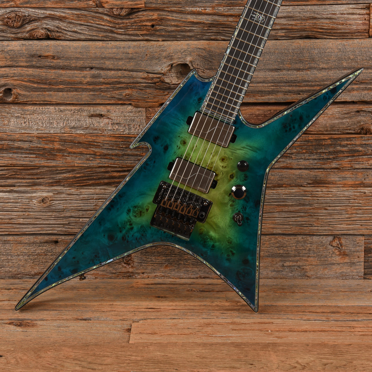 B.C. Rich Exotic Series Ironbird Cyan Blue 2024