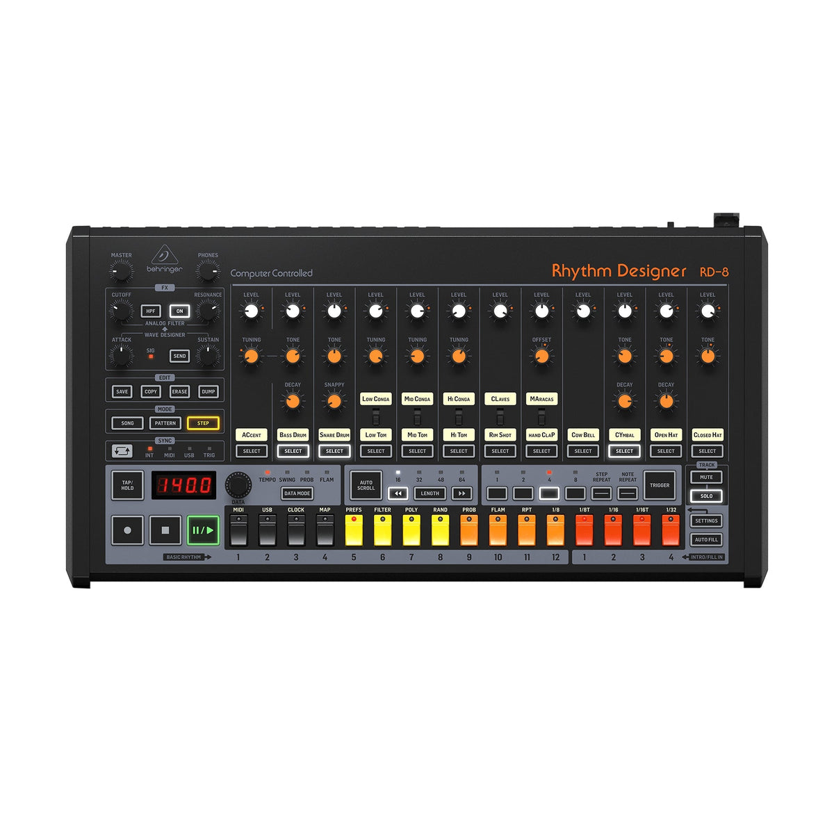 Behringer RD-8 MKII Analog Drum Machine