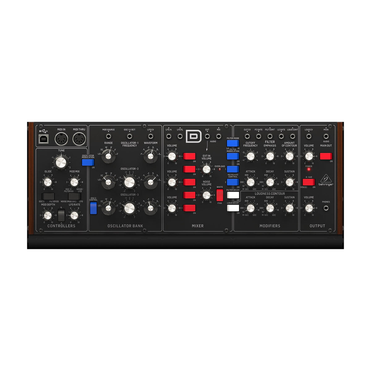 Behringer Model D Monophonic Analog Desktop Synthesizer