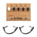 Bogner La Grange Overdrive Boost w/(2) Rockboard Flat Patch Cables Bundle