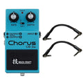 Boss CE-2W Chorus Bundle w/ 2 Roland Black Series 6 inch Patch Cables