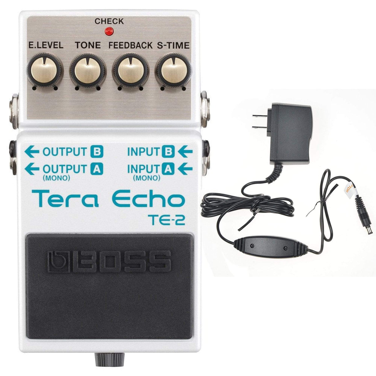 Boss TE-2 Tera Echo Bundle w/ Boss PSA-120S2 Power Supply