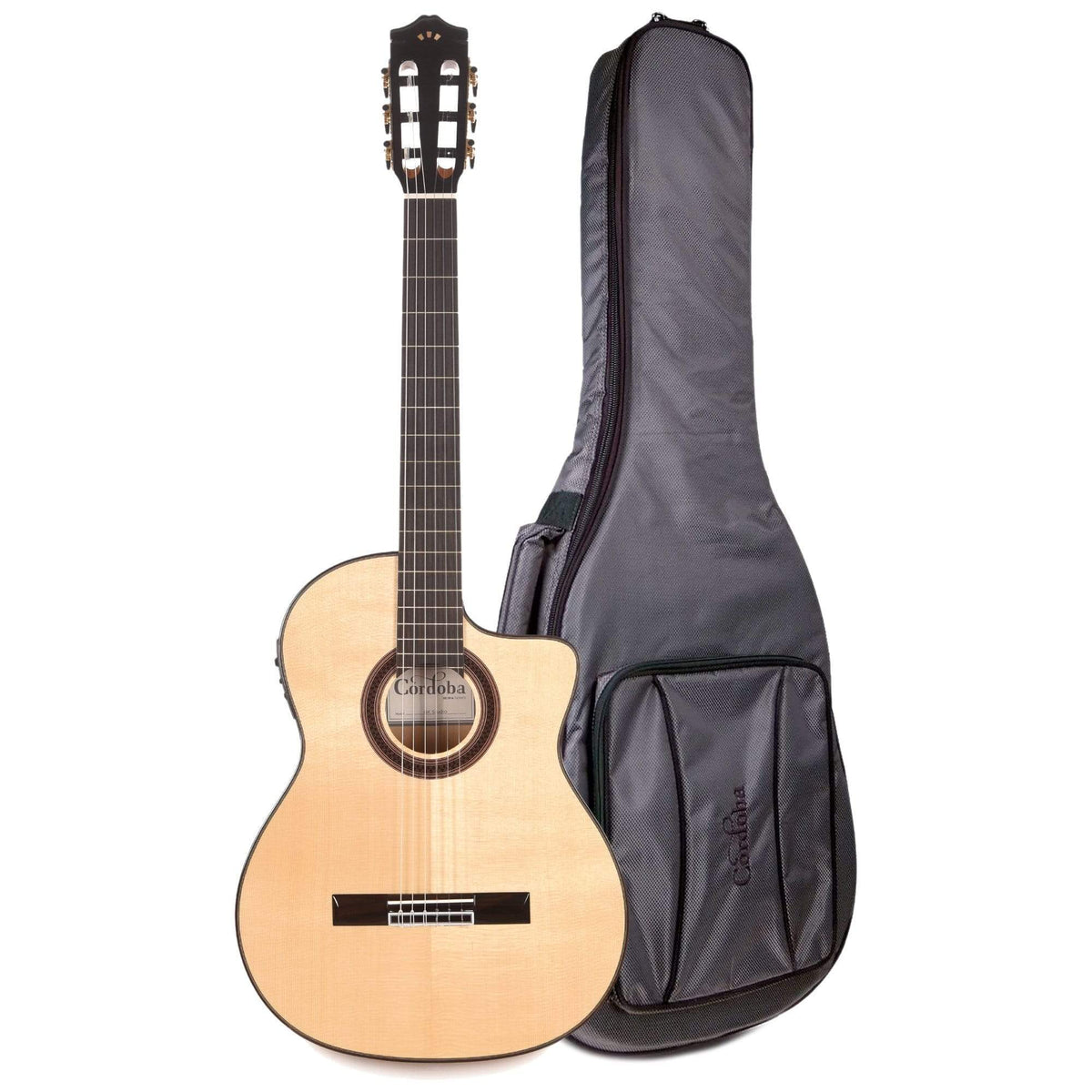Cordoba Iberia Series GK Studio Gypsy Kings Signature Model and Classical Guitar Gig Bag Bundle
