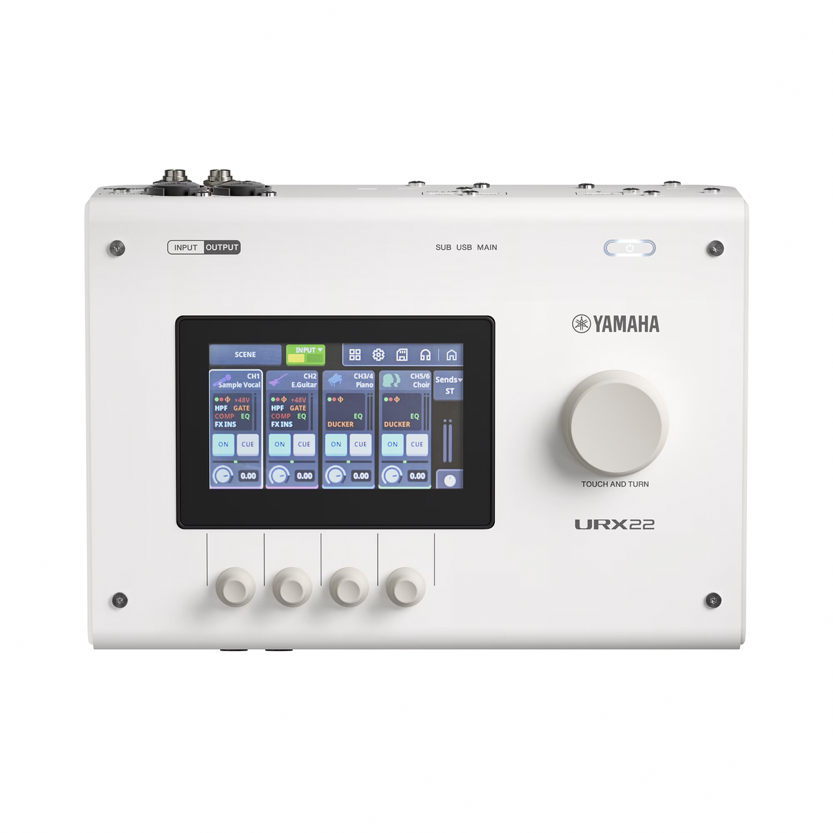 Yamaha URX22 USB-C Audio and Video Interface - White