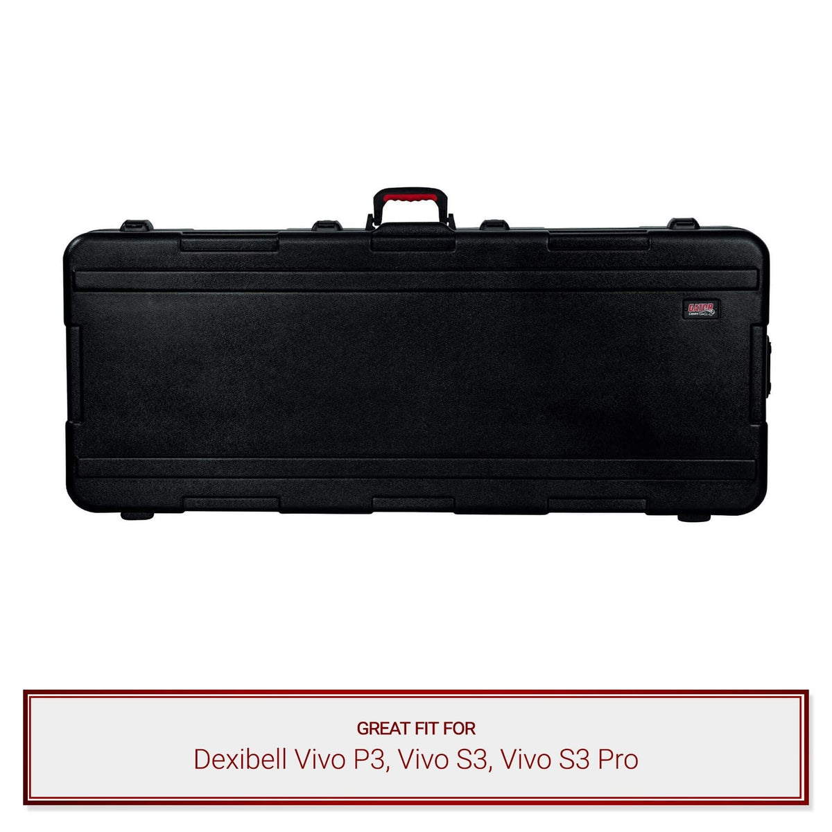 Gator Cases TSA-approved Deep Keyboard Case fits Dexibell Vivo P3, Vivo S3, Vivo S3 Pro