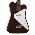 Danelectro Pro Semi-Hollowbody Electric Guitar Maroon with Silver Glitter